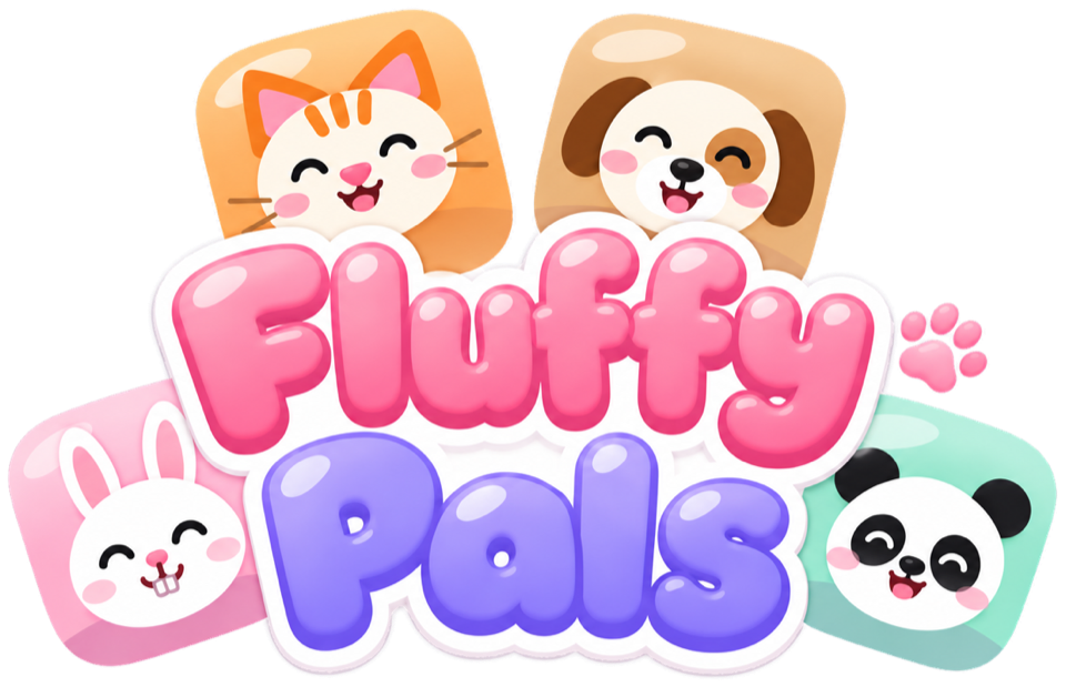 Fluffy Pals logosu (EN)